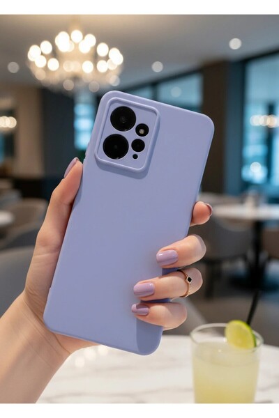TechTrove Xiaomi Redmi Note 12 4G Kılıf Içi Kadife Süet Tasarımlı Kamera Koru...