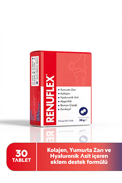 Renuflex Yumurta Zarı, Kollajen ve Hyaluronik Asit İçeren Takviye Edici Gıda ...