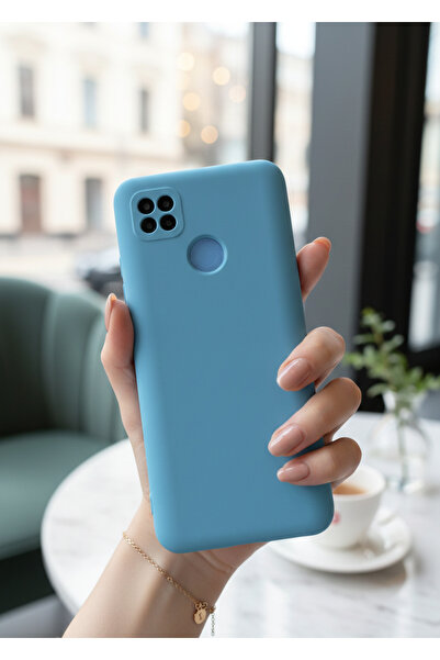 TechTrove Xiaomi Redmi 9C Kılıf Içi Kadife Süet Tasarımlı Kamera Korumalı Sil...