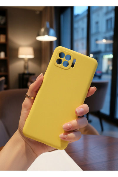 TechTrove Oppo Reno 4 Lite Kılıf İçi Kadife Soft Silikon Lansman Kapak