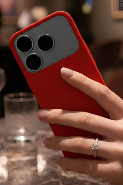 TechTrove غطاء سيليكون عالي الجودة متوافق مع آيفون 17 برو ماكس مع حماية للكام...