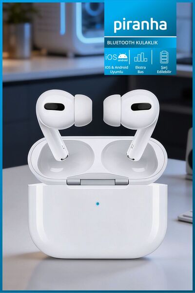 Piranha 9960 Kablosuz TWS Bluetooth Kulak İçi Kulaklık | Mikrofonlu | Şarjlı ...
