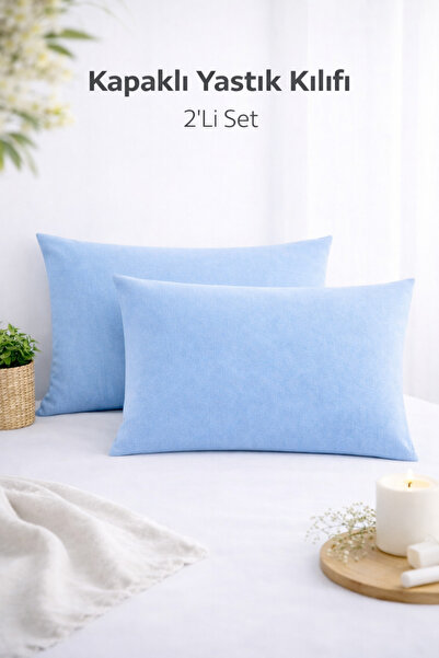 TEXTİLEGARDEN 2-Piece Envelope Pillowcase Set with Cover Pillowcase 50X70