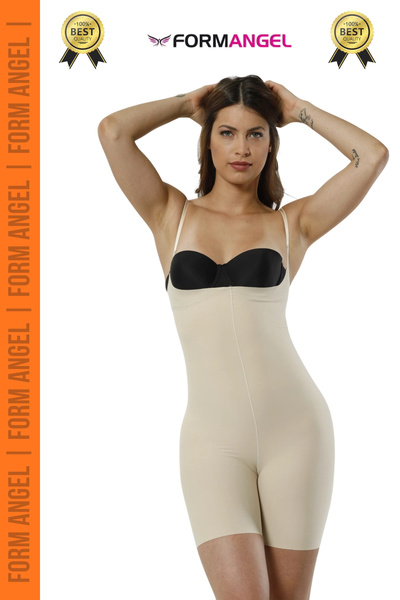 Form Angel Corset cu bretele de lungime completă nud pentru femei