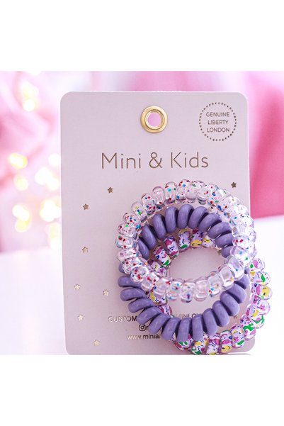 Mini and Kids حلزوني الشعر - بنفسجي