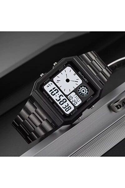 Skmei ساعة يد رجالية نشطة بجميع الوظائف