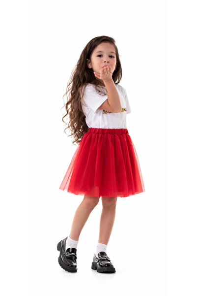 HEPSİMİNNAK تنورة حمراء للفتيات 23 أبريل 19 مايو 29 أكتوبر تنورة توتو