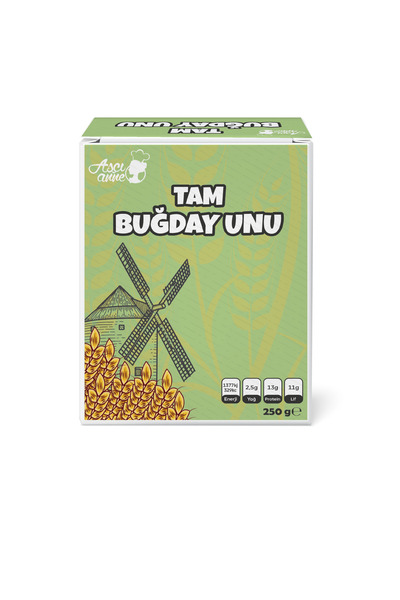 Aşçı Anne Tam Buğday Unu - 6+ Ay - 250g