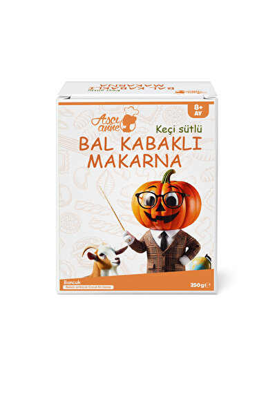 Aşçı Anne Bal Kabaklı Keçi Sütlü Boncuk Makarna - 8+ Ay - 250g