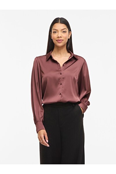 VILA Hemd VIENNA Ballonärmel