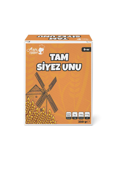 Aşçı Anne Tam Siyez Unu - 6+ Ay - 250g