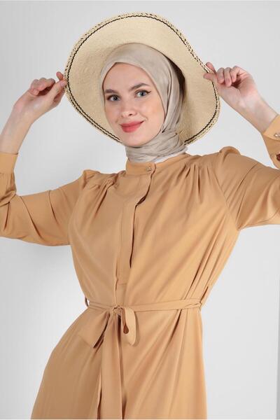 Alvina Рокля с копче на яката и колан 43862