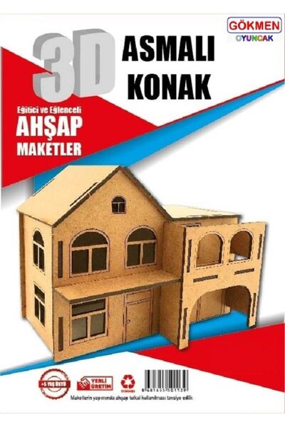 Gökmen Oyuncak Ahşap 3D Maket (3 Boyutlu Maket)