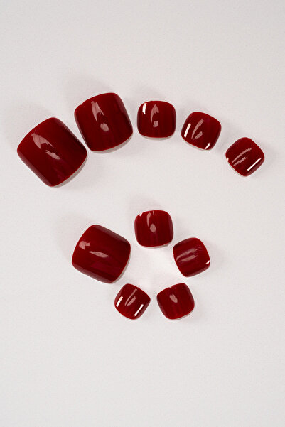 POP Beauty Ayak Takma Tırnak Seti & Zararsız yapıştırıcı