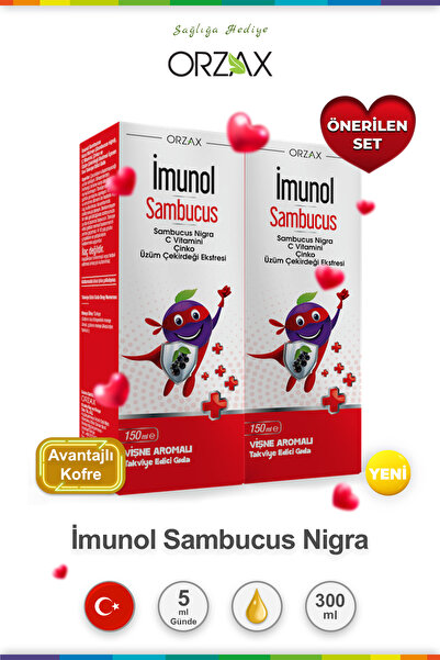 Orzax Imunol Şurup 150 Ml 2.si %50 Indirimli