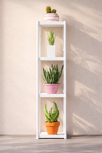 Armarks Işıl 4 Raflı Dekoratif Çiçeklik Saksı Standı