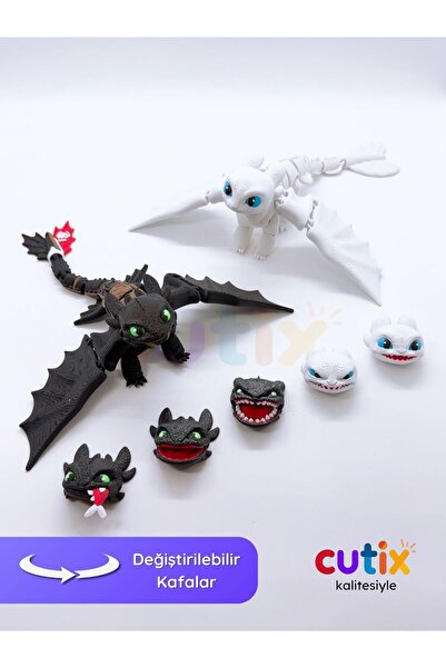 Cutix Dişsiz & Işığın Öfkesi Oyuncak Figür Ejderhanı Nasıl Eğitirsin Gecenin ...