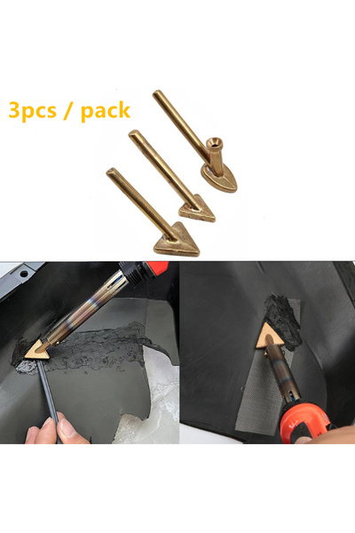 Choice 3 قطع من رؤوس لحام الحديد والبلاستيك، رؤوس لحام مثلثة الشكل للتنعيم، ل...