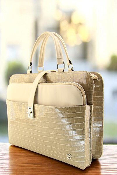 EYLÜL EZGİ BUTİK Laptop Evrak Avukat Bilgisayar Çantası Mat Siyah 15 & 15.6 Inç