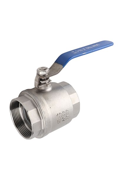 Choice صمام كروي يدوي من قطعتين، مصنوع من الفولاذ المقاوم للصدأ 304، بفتحة كا...