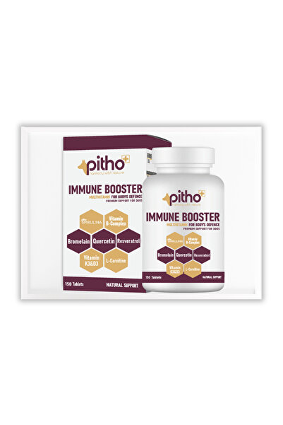 Pitho Immune Booster | Köpekler İçin Multivitamin - Anti Aging Çiğnenebilir V...