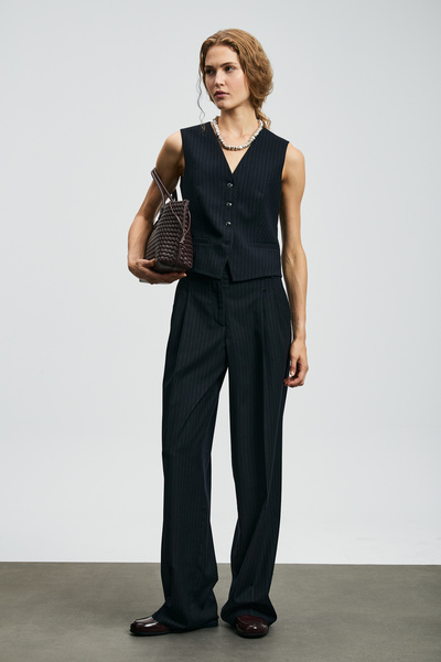 Lufian Kate Women's Trousers Navy Blue