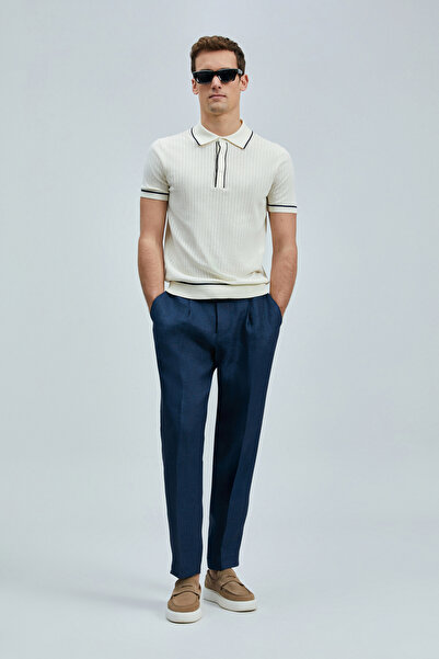 Lufian Dante Men's Cotton Sweater Off White