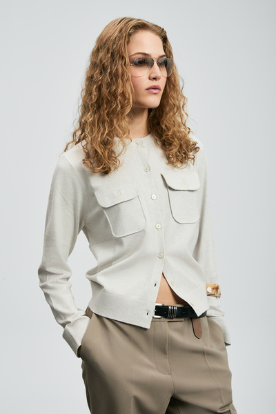 Lufian Женски кардиган Zendaya Stone