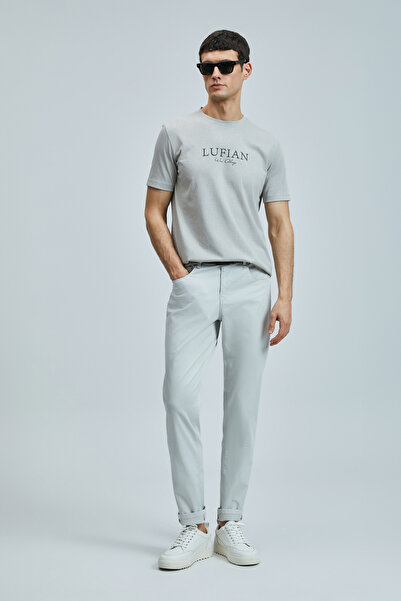 Lufian Pantaloni pentru bărbați Helt Spor cu 5 buzunare, slim fit, culoare pi...