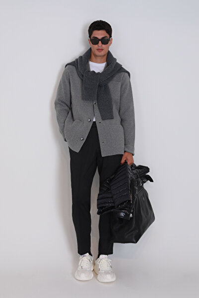 Lufian Мъжки кардиган Shay от визон