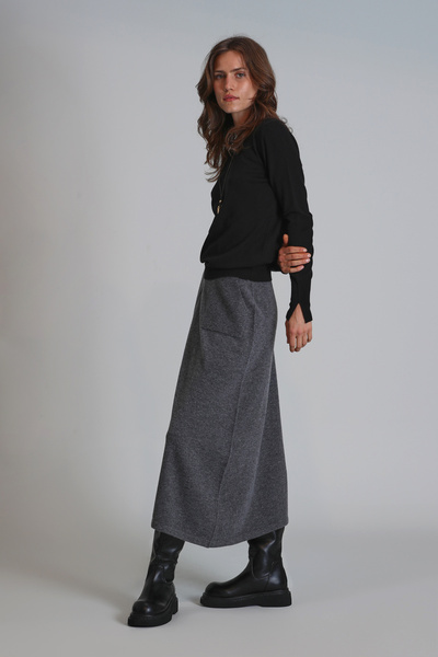 Lufian سترة نسائية سوداء برونتي