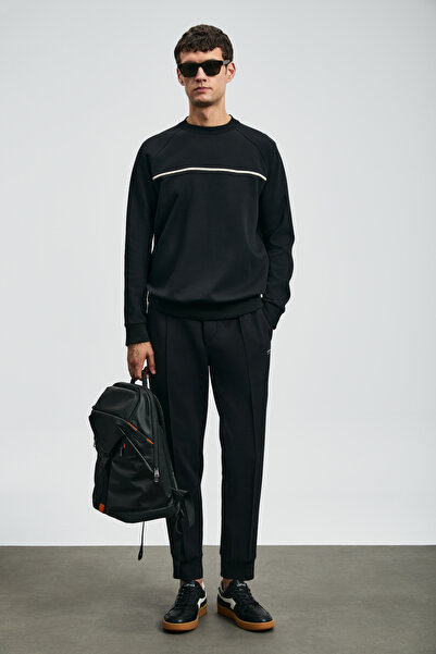 Lufian Ανδρικό παντελόνι Tyson Μαύρο