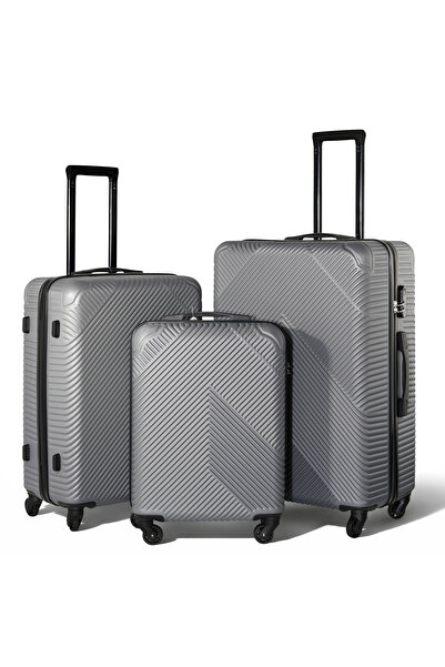 Kairos طقم حقائب سفر من مادة ABS مكون من 3 قطع (20 بوصة / 24 بوصة / 28 بوصة) ...