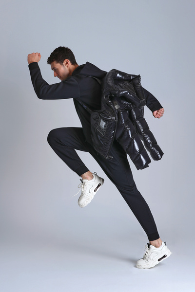 Lufian Hanorac robust pentru bărbați, negru