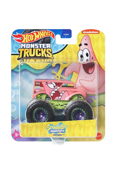 HOT WHEELS Mattel Monster Trucks Patrick1:24 Araba HWN77