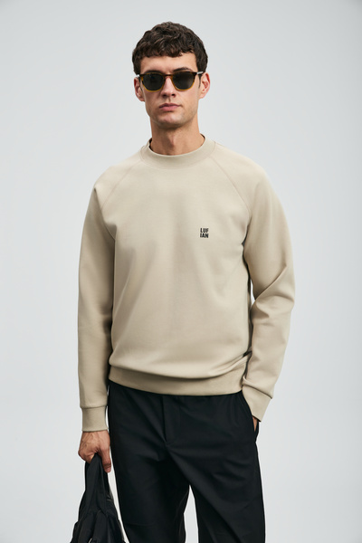 Lufian Grant Erkek Sweatshirt Bej