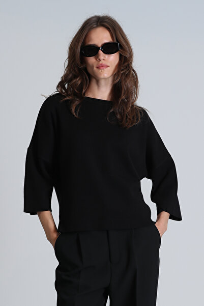 Lufian سترة نسائية سوداء الأمل