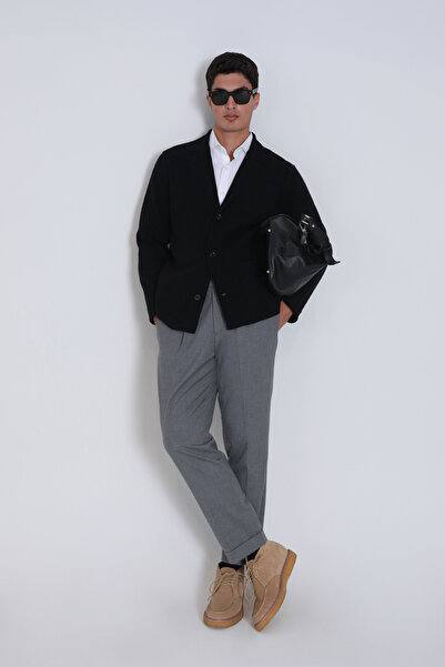 Lufian Shay Men's Cardigan Black