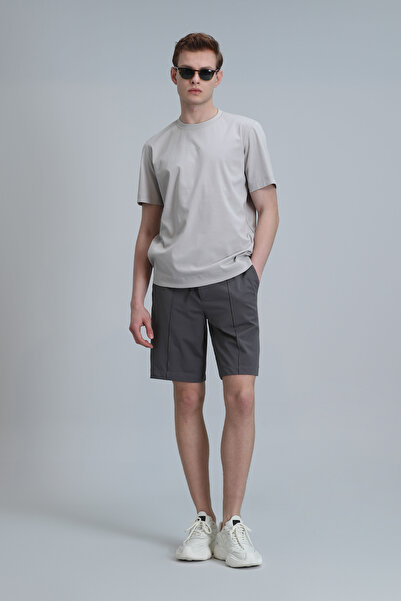 Lufian Pantaloni scurți sport chino verde slim fit pentru bărbați - Chris