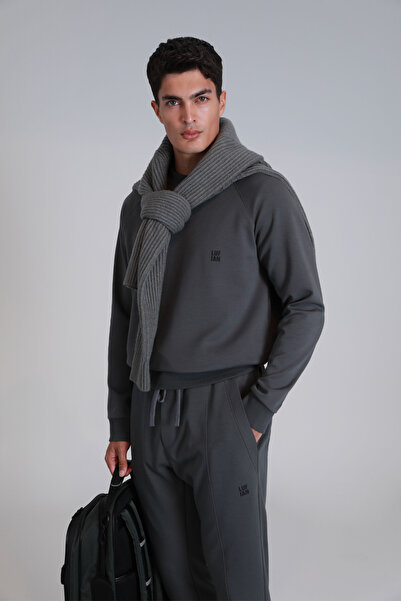 Lufian Ανδρικό φούτερ Grant χακί