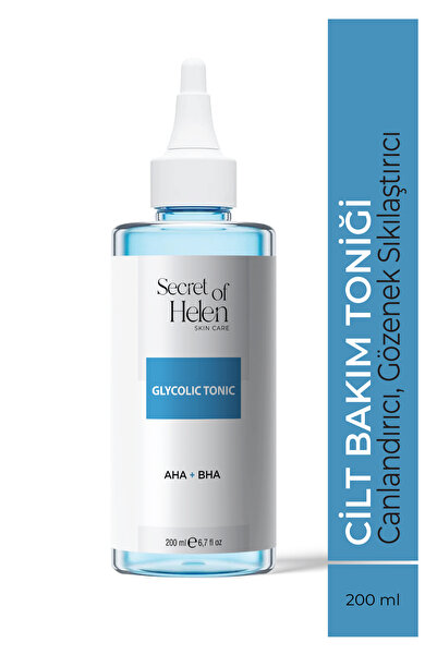 Secret of Helen Glikolik Asit Tonik 200 ml |Canlandırıcı & Gözenek Sıkılaştır...