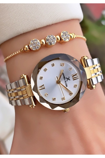 Daniel Klein Kadın Saat – Orijinal – Kristal Cam – 2 Yıl Garantili – Bileklik...