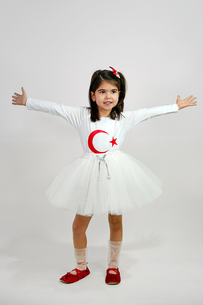 DUCA KIDS Σετ δύο τεμαχίων για κορίτσια Moon Star με τύπωμα με μακρυμάνικο μπ...