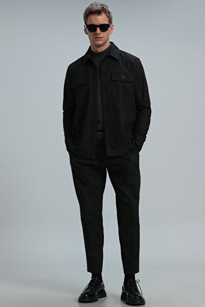 Lufian Pantaloni chino pentru bărbați Jack Sports Slim Fit Antracit