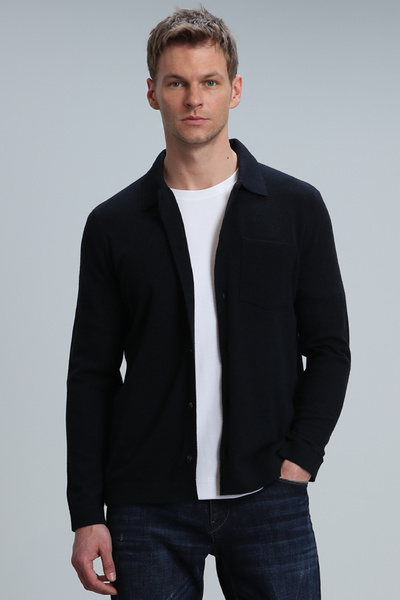 Lufian Alter Men's Sweater Navy Blue