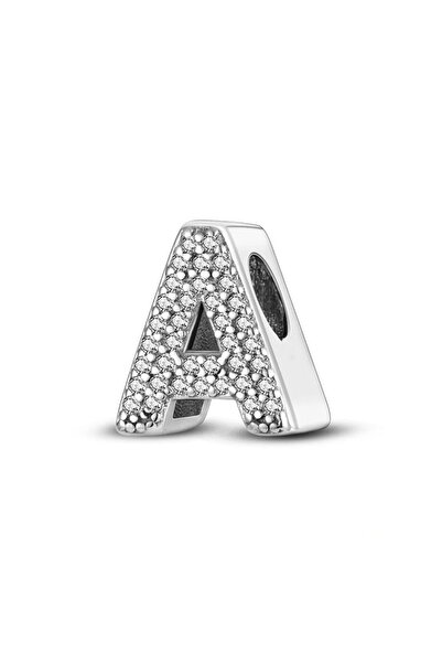 Fubena Taşlı A Harf Charm