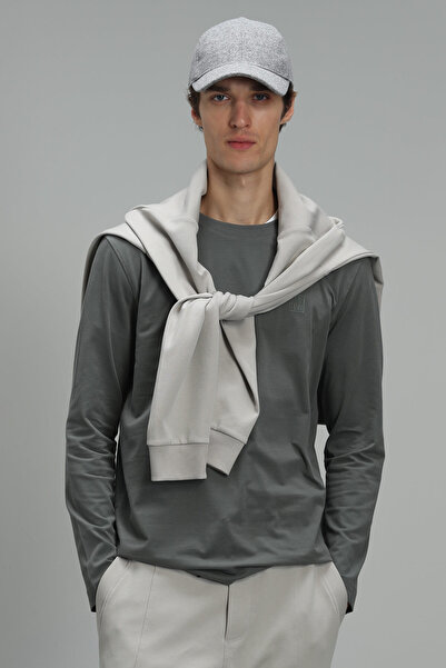 Lufian Ανδρικό μακρυμάνικο μπλουζάκι Blend πράσινο