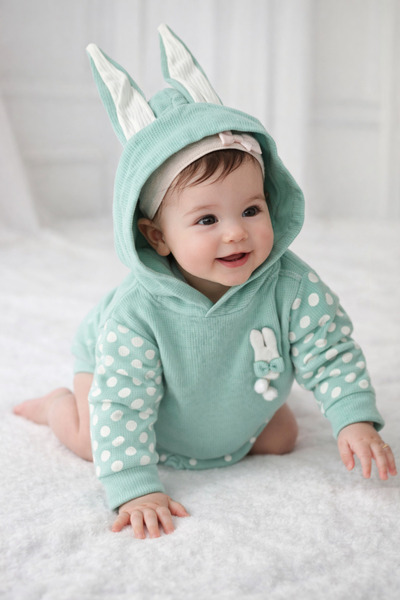 bebekyol رومبير للفتيات الصغيرات مع شكل أرنب