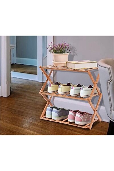 HomeNew نظّم منزلك بلمسة طبيعية.. رف الأحذية القابل للطي من الخيزران الطبيعي!