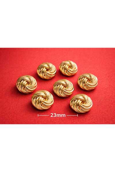 beyna aksesuar Gold Button Blazer Jacket with Rope Detail - 2.3 Cm, 1 Pack 6 ...